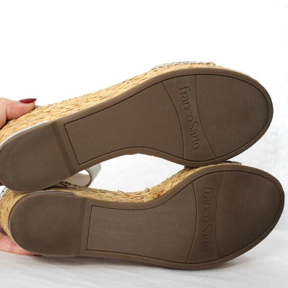 Franco Sarto Clemens Espadrille Wedge Sandal Size 9 NWOB - Picture 6 of 7